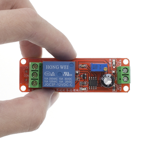 NE555 12V Pulse Generator Pulse Starter Duty Cycle Adjustable Timer Relay Switch Module Oscillator Square Wave Signal Generator ► Photo 1/5