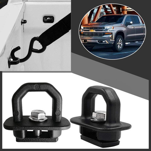 Car Tie Down Anchor Pickup Truck Bed Side Wall Clip For Ford Chevy Silverado GMC Sierra Colorado Canyon Cargo Trunk Hook ► Photo 1/6