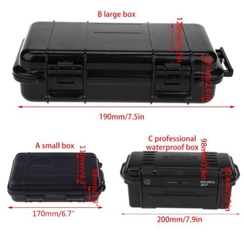 Waterproof Shockproof Box Phone Electronic Gadgets Airtight Outdoor Case 62KD ► Photo 1/6