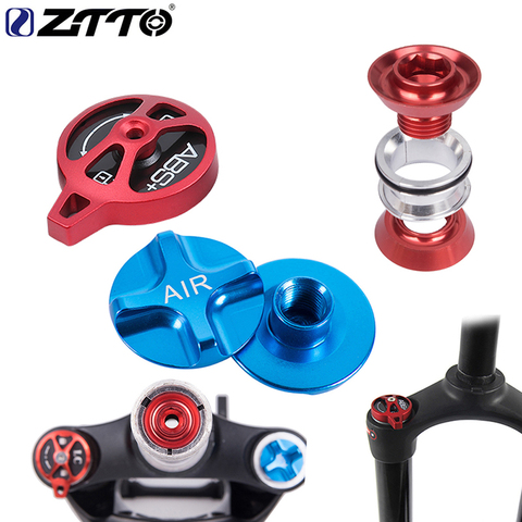ZTTO MTB Bike suspension Mountain Bicycle Air Gas Shcrader American Valve Caps Bike Suspension Fork Bicycle Front fork parts ► Photo 1/6
