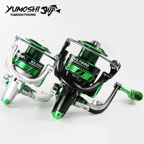 New Wheels fishing spinning reel 12BB 5.5:1 Full Metal Spool Baitcasting Reel Spinning Reels 1000-7000series ► Photo 1/6