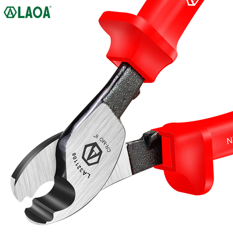 LAOA VDE 1000V insulated Cable Cutter  Electrician Wire stripper pilers MADE IN TAIWAN ► Photo 1/6