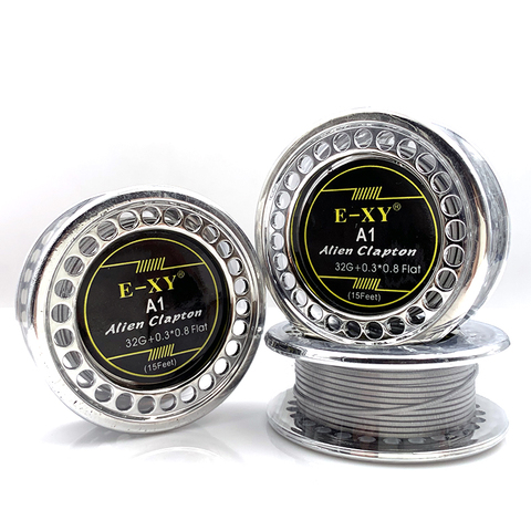 Vmiss Flat Alien Clapton Wire 32G 15 Feet DIY Coil for RDA RBA Rebuildable Atomizer Heating Wires Vape Accessories ► Photo 1/6