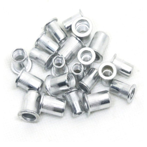 10-50pcs M3 M4 M5 M6 M8 m10 m12  flat head aluminum Rivet Nut Rivnut Inserts Nut ► Photo 1/3