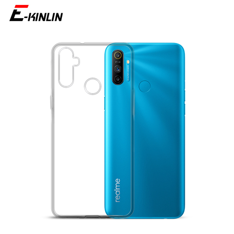Silicone UltraThin Clear Soft Cover For Oppo RX17 Neo Realme 7i 7 6i 5i 5 5s 6S 6 3 C17 C3i C11 C15 C3 C2 XT X2 Pro TPU Case ► Photo 1/6