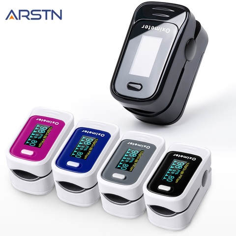 OLED Fingertip Pulse Oximeter Home Oximetro  dedo Pulso Blood Oxygen Oxymeter Pulsioximetro Finger Heart Rate Monitor Home ► Photo 1/6