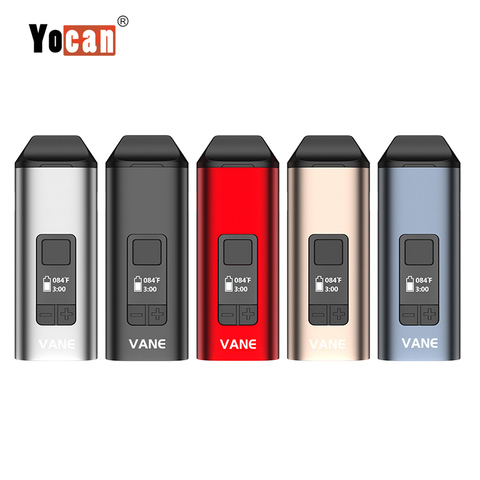 Original Yocan Vane Kit Dry herb Voporizer 1100mAh Battery Ceramic Heating Chamber OLED Display E Cigarette Vape ► Photo 1/6