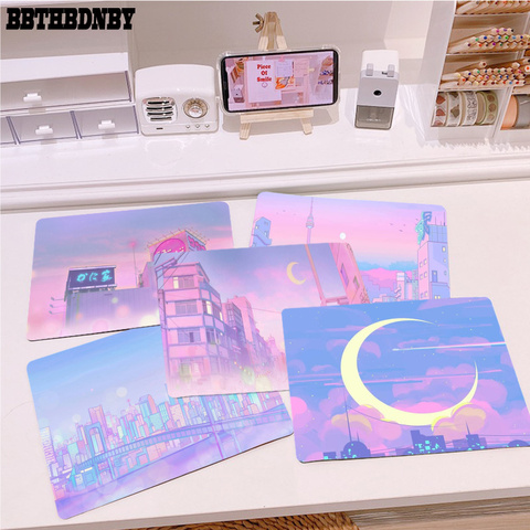 BBTHBDNBY Sailor Moon landscape aesthetics art Laptop Computer Mousepad Smooth Writing Pad Desktops Mate gaming mouse pad ► Photo 1/6