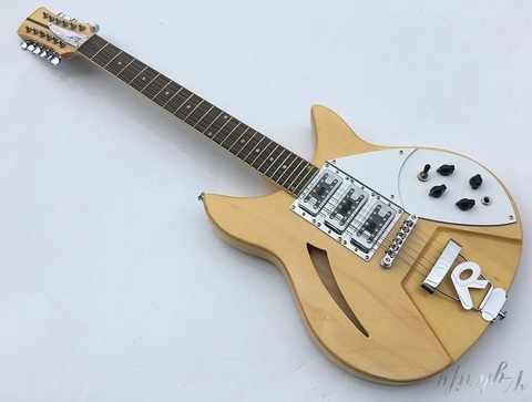 natural color basswood body electric guitar 39 inch high gloss 12 string electric guitarra good quality ► Photo 1/6