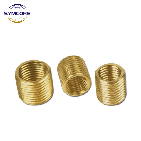 5Pcs/lot M12/M10 to M8/M6/M4 inner and outer tooth tube pure copper conversion screw adapter converter hollow tube ► Photo 1/6