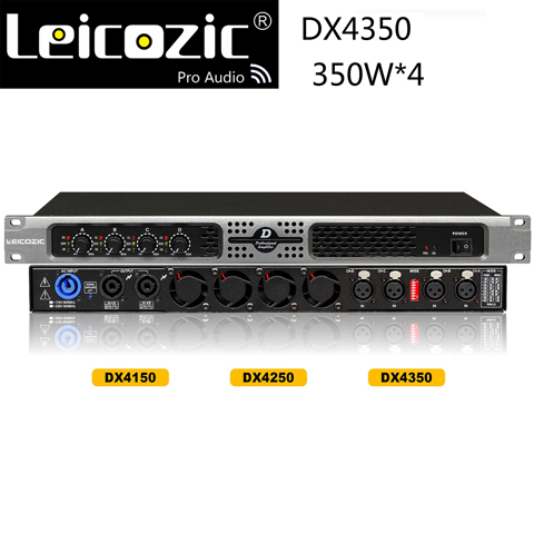 Leicozic DX4350 Professional Amplifiers 1u amplifier 1100w 4 channel amplificador audio amplifier power amps digital amplifier ► Photo 1/6