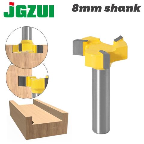 8mm Shank Flush trim bit  Z3 Milling Straight Edge Slotting Milling Cutter Cutting Handle for Wood Woodwork ► Photo 1/6