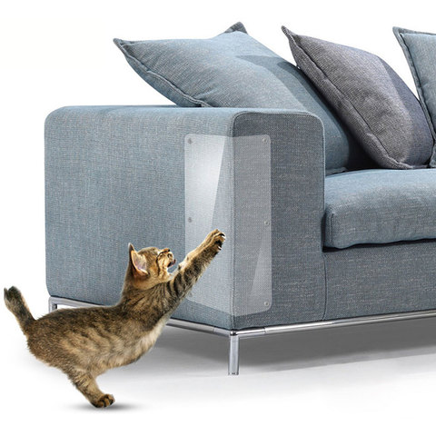 1 pcs Pet Supplies PVC Transparent Stickers Protect Furniture Self-adhesive Sofa Chair Cat Anti-grab Film ► Photo 1/6