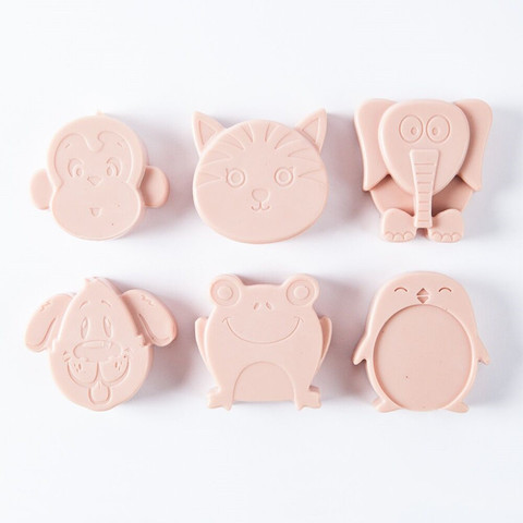 6-Cavity Kids Animals Silicone Soap Mold Chocolate Candy Bath Bomb Molds DIY Soap Making Tool ► Photo 1/6