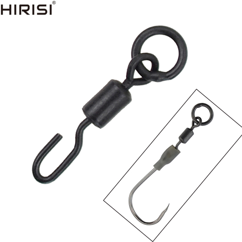25 Piece Carp Fishing Swivels Snaps with Solid Ring Quick Change Fishing Hook Swivels Accessories ► Photo 1/6