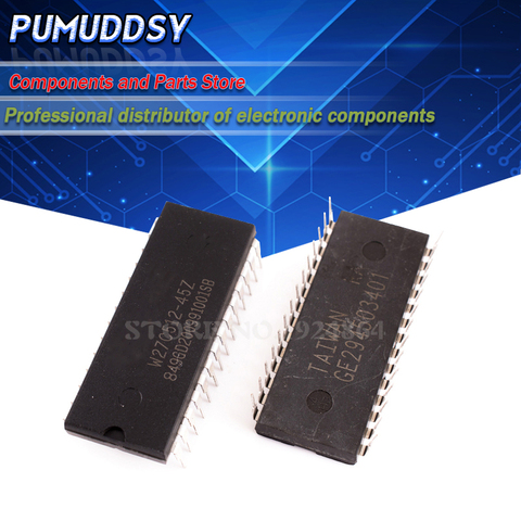 5 PCS IC W27C512 W27C512-45Z W27C512-45 27C512 DIP28 IC ► Photo 1/2