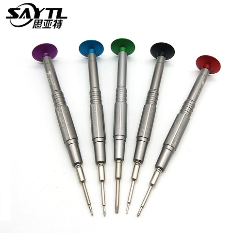 Precision Magnetic Screwdriver set For iPhone ipad Android Repair Tools 0.6 Y Tip 0.8 Trox, T2,1.2,2.5Phillips Cross Screwdriver ► Photo 1/6