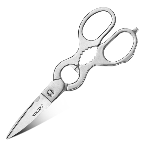 XINZUO High Quality Strong Knives Kitchen Shears 3Cr14 Stainless Steel Poultry Fish Chicken Bone Scissors for Kitchen ► Photo 1/6