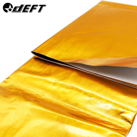 Adhesive Heat Shield Gold Heat Shielding Foil Tape Self-Adhesive