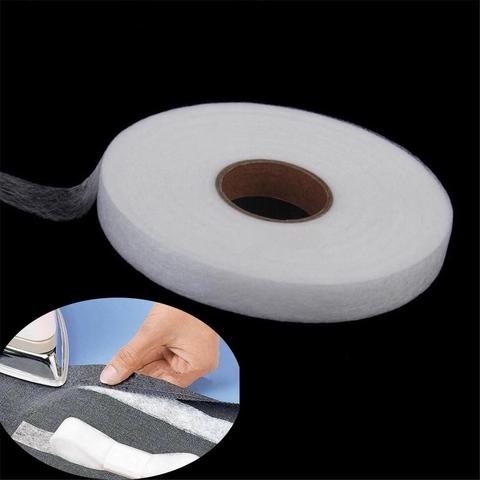 White Double Sided Sewing Accessory Adhesive Tape Cloth Apparel Fusible Interlining Fabric Tape ► Photo 1/6