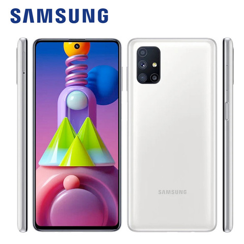 Original Global Version Samsung Galaxy M51 M515F-DSN Mobile Phone 128GB ROM 8GB RAM 6.7