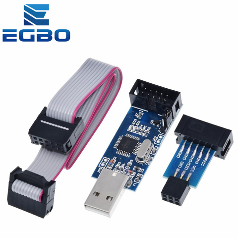 1PCS EGBO  USBASP USBISP AVR Programmer USB ISP USB ASP ATMEGA8 ATMEGA128 Support Win7 64 ► Photo 1/6