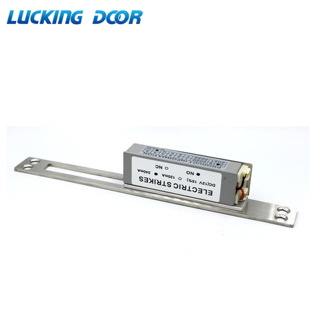 Electric Strike door lock Fail Secure Fail Safe NO NC Electric Strike Door Lock DC12V Long panel Dual port ► Photo 1/6