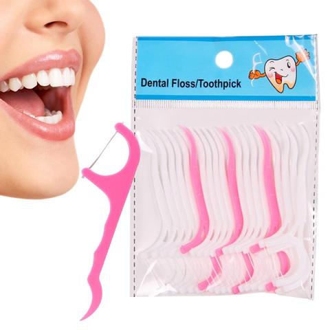 50PC Interdental Brush Dental Floss Teeth Stick Toothpick Interdental Teeth Clean Toothpick Flosser Dentaire cepillo interdental ► Photo 1/6