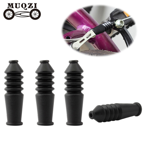 MUQZI 10pcs Bike V-Brake Cable Hoses Protective Case Brake Line dust-proof Trap Rubber Boot Bicycle catheter waterproof Boots ► Photo 1/6