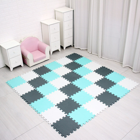 meiqicool baby EVA Foam Play Puzzle Mat/ 18 or 24/lot Interlocking Exercise Tiles Floor Carpet Rug for Kid,Each 29cm*0.8cm ► Photo 1/6