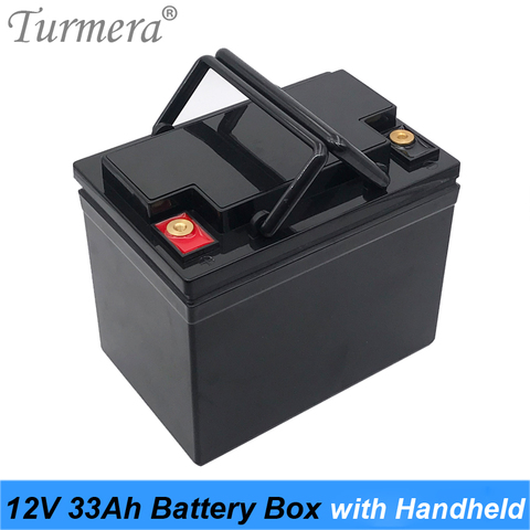 Turmera 12V 33Ah Battery Storage Box for 3.2V 32700 Lifepo4 Battery Apply to Solar Power System and Uninterrupted Power Supply A ► Photo 1/6