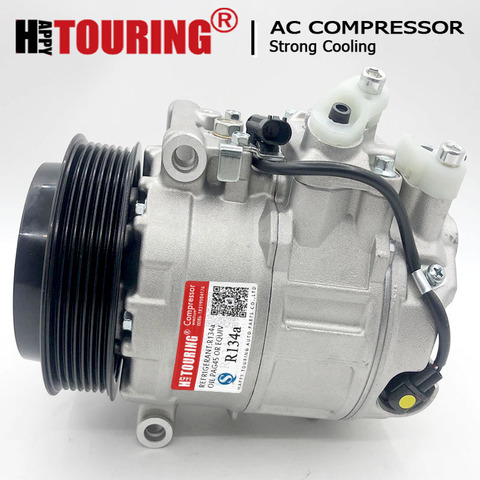 7SEU16C AC COMPRESSOR For Mercedes W203 C180 C200 C230 W211 E200 A0012304511 447180-9711 447180-9717 447180-9719 447220-9780 ► Photo 1/6