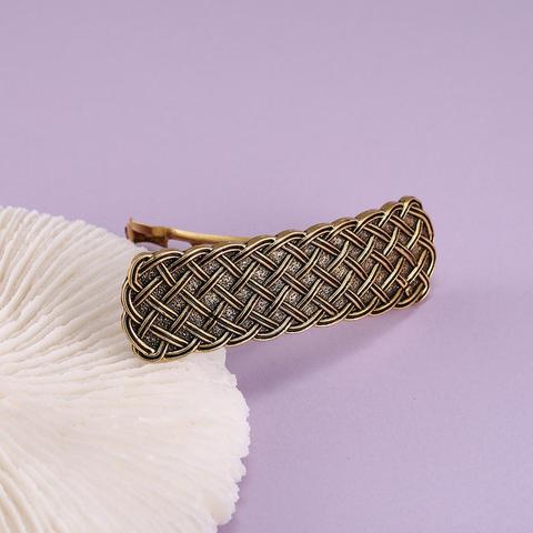 Skyrim Retro Irish Knot Barrette Hairpin Hairwear Antique Gold Color Viking Amulet Hair Clip Accessories Jewelry for Women Girl ► Photo 1/6