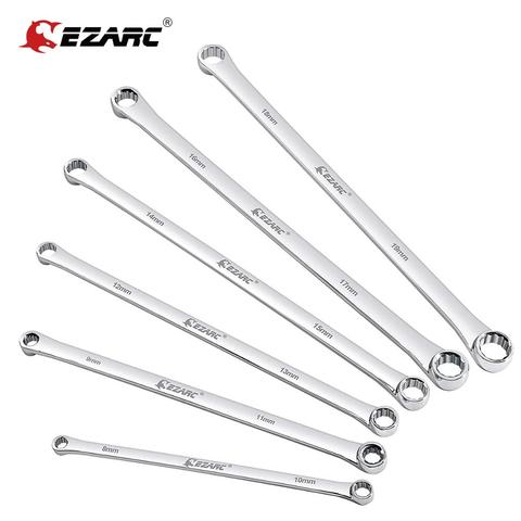 EZARC Extra Long Double Ring Box End Spanner Aviation Wrench Strong Power Less Effort Metric 8-10 9-11 12-13 14-15 16-17 18-19mm ► Photo 1/6