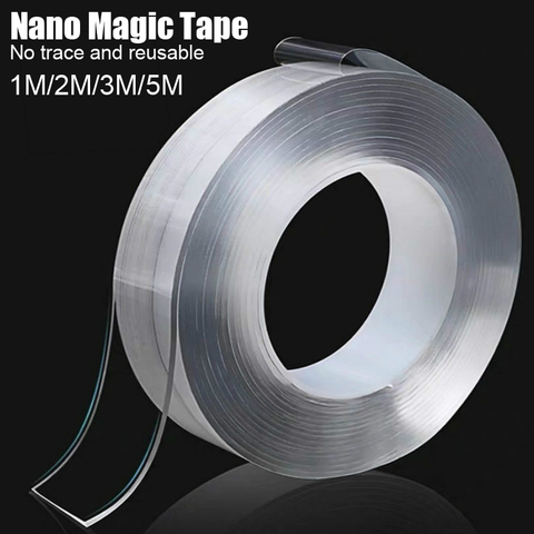 Super Strong Double Sided Adhesive Tape  Double Sided Tape Thickness 0.5mm  - 1pcs - Aliexpress