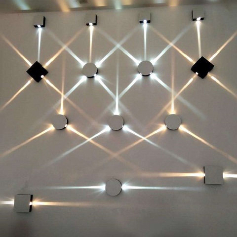 Modern minimalist creative LED square wall lamp wash wall bar KTV background wall decoration beam lamp ► Photo 1/6