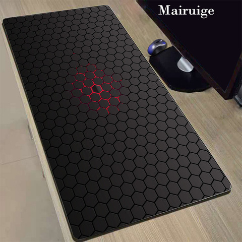 Mairuige Computer Mouse Pad Fashion Grid Gaming MousePad Locking Edge Large Gamer XXL Mause Carpet PC Desk Keyboard Mat for Boy ► Photo 1/6