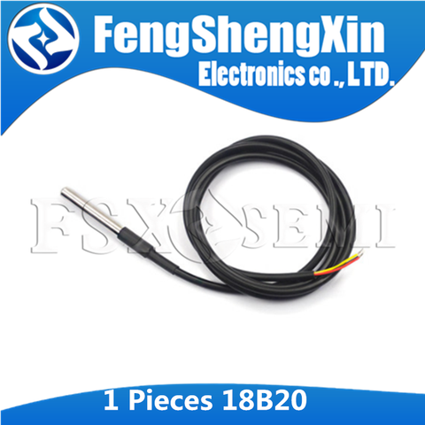 1pcs DS18B20 waterproof 1 2 3 meters temperature probe temperature sensor 18B20 ► Photo 1/3