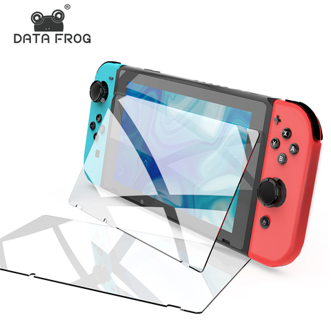 DATA FROG 9H Tempered Glass Screen Protector For Nintendo Switch Protective Film Cover For Nintendo Switch Lite NS Accessories ► Photo 1/6