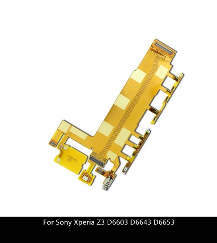 Power Flex Cable Side Switch Volume Camera Button & Vibrator Flex Cable for Sony Xperia Z3 D6653 D6603 D6643 3G 4G ► Photo 1/1