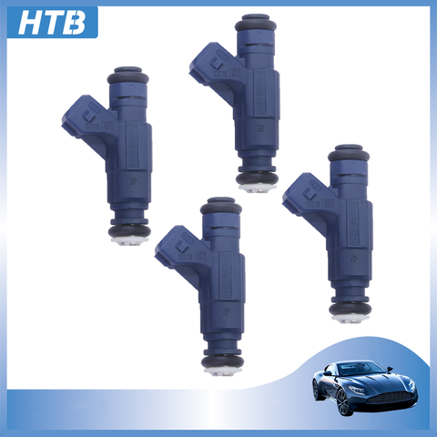 New Original 1 Set 4 Fuel Injector Nozzle 0280156065 06B133551M For Audi A4 VW Passat 3B3 3B6 1.8L Seat Exeo Skoda Superb ► Photo 1/4