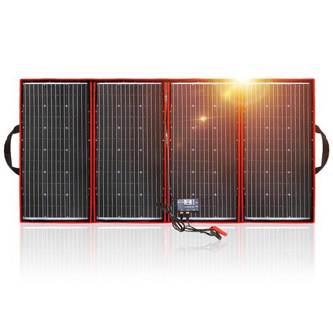 Dokio 300W 12V/18V High Efficience Monocrystalline Flexible Foldable Portable Solar Panel For Powerbank/Camping Caravan/Boat/Car ► Photo 1/6