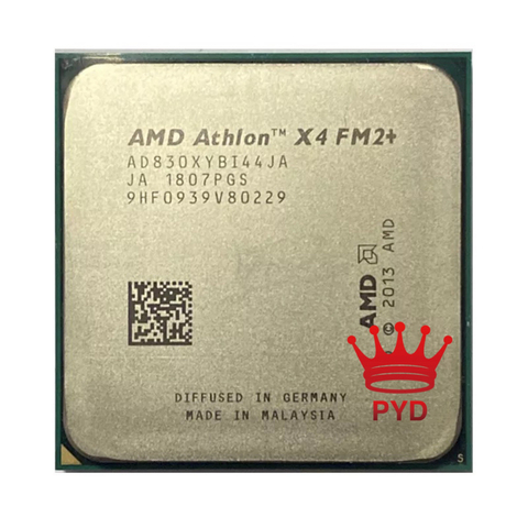 AMD Athlon X4 830 3.0 GHz Quad-Core CPU Processor AD830XYBI44JA Socket FM2+ ► Photo 1/1