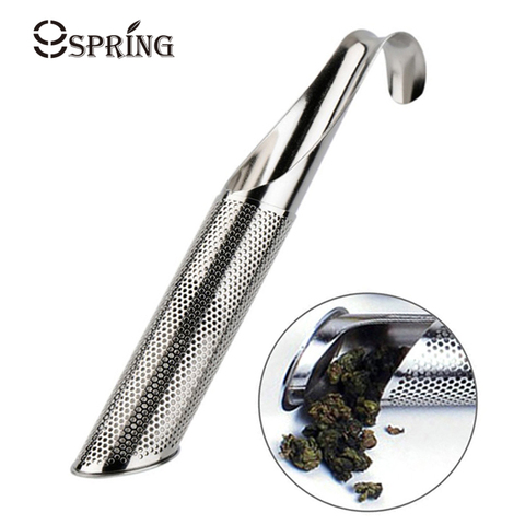 Tea Infuser Stainless Steel Mesh Tea Strainer Filter Metal Pipe Design Loose Leaf Tea Infuser Steeper Diffuser Tea Accessories ► Photo 1/6