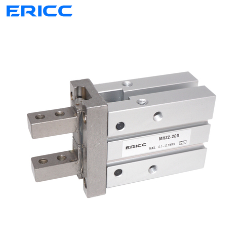 MHZ2 Bore 10-32mm 10D 16D 20D 25D 32D Double Acting Air Gripper Pneumatic Finger Cylinder SMC Type Aluminium Clamps ► Photo 1/6