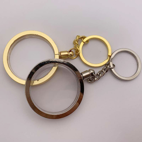 40mm Commemorative Coin Collection Metal Keychain Acrylic Keychain Retro Style Decoration Gifts ► Photo 1/6