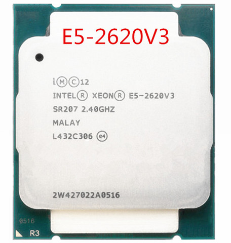 Original E5-2620V3 E5-2620 V3 E5 2620V3 CPU Processor six-core LGA2011-3 2.4GHZ 22nm 85W scrattered pieces ► Photo 1/1