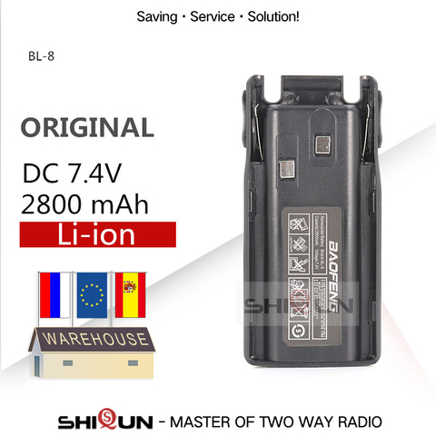 Baofeng UV-9R Plus 7.4V 2800mah Li-ion Battery - Any Radios