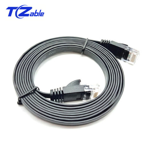 Cat 6 Cable Ethernet 10 metros 15m 20m 30m Lan Ethernet Network Cable Cat6 Cabo De Rede Cat6 Flat Wire 0.5M 1M 1.5M 2M 3M 5M ► Photo 1/6