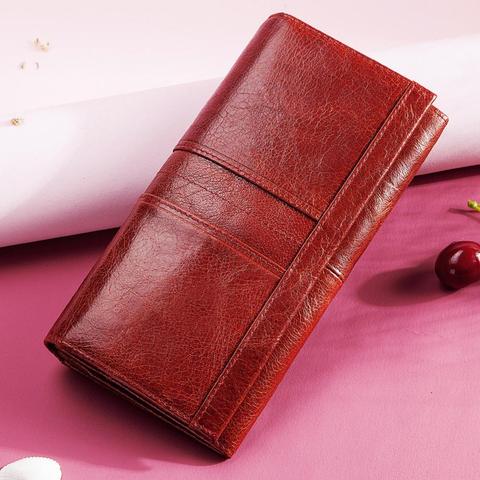 2022 Fashion Women Wallet Zipper Purses Long vallet Clutch Coin Purses Portomonee Leather walet for Women Phone Bag Card Holder ► Photo 1/6